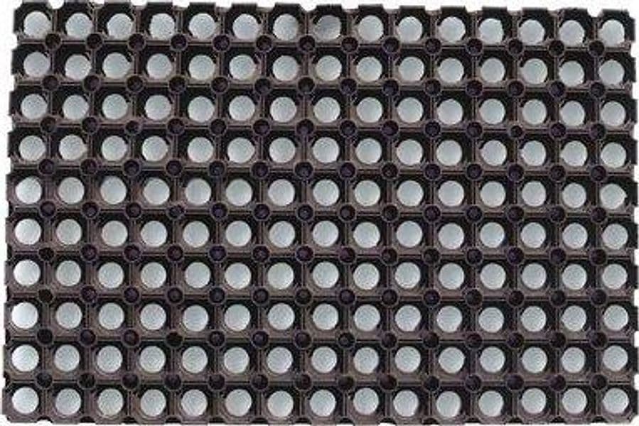 Zerbino Modulare Nido D’Ape In Gomma Nera Antiscivolo Misura 50 X 100 Cm in Zerbini BricoGo - Marano di Napoli, commercioVirtuoso.it
