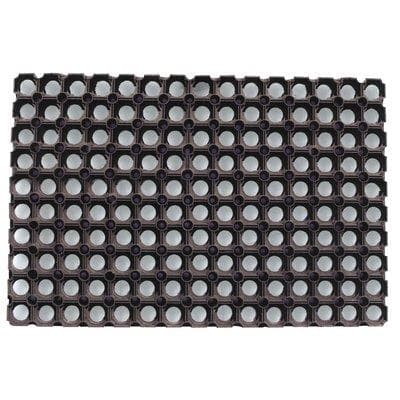 Zerbino Modulare Nido D’Ape In Gomma Nera Antiscivolo Misura 50 X 100 Cm in Zerbini BricoGo - Marano di Napoli, commercioVirtuoso.it