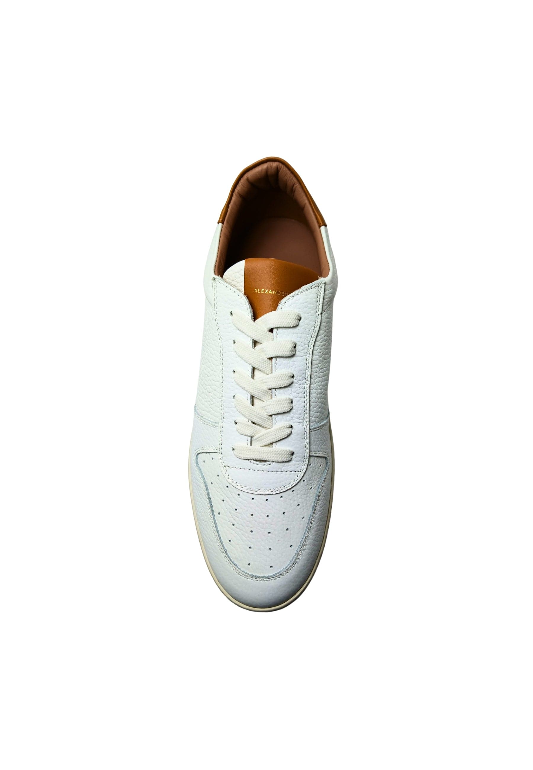 ALEXANDER SMITH Scarpe Uomo Alexander Smith Sneakers Cambridge Man-White Cognac da uomo in Sneaker casual Drestige - Casamassima, commercioVirtuoso.it