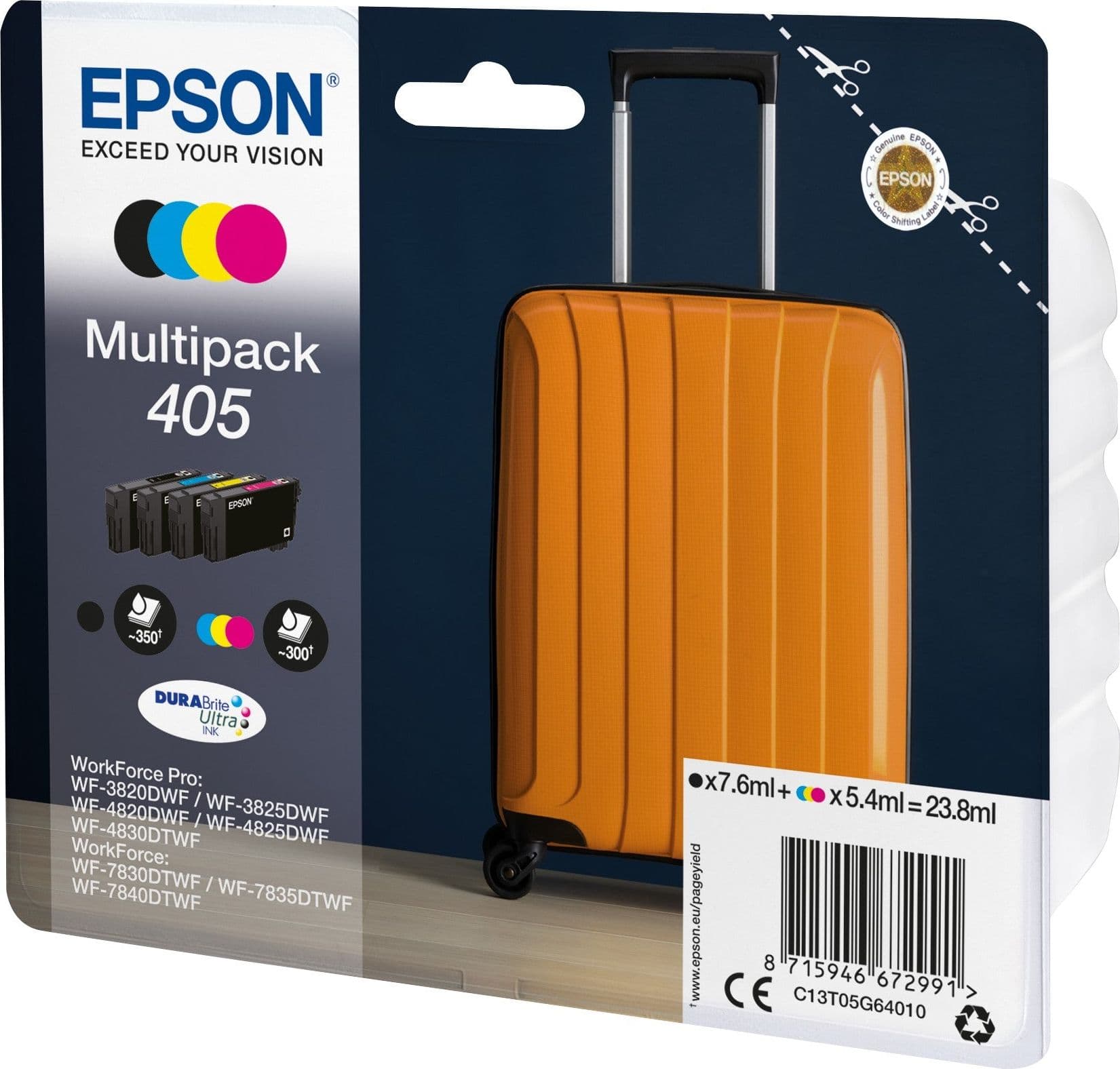 Cartuccia Multipack 405 EPSON C13T05G64010 in Cartucce d'inchiostro Innovamy.it - Milano, commercioVirtuoso.it