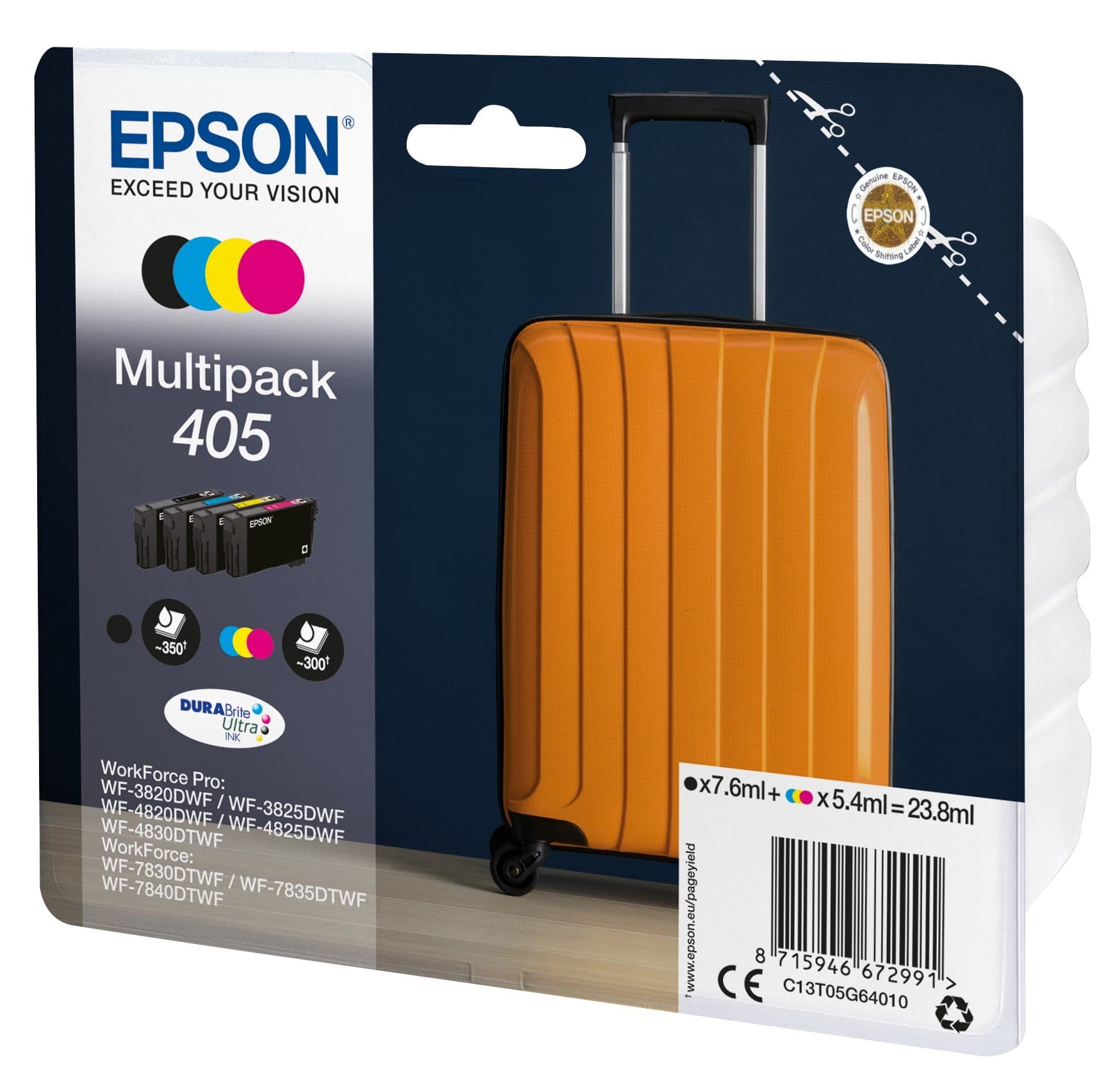 Cartuccia Multipack 405 EPSON C13T05G64010 in Cartucce d'inchiostro Innovamy.it - Milano, commercioVirtuoso.it