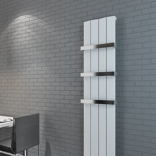 Portasalviette Per Termoarredo Linea Oasi- Bianco L. 565 Mm- Nymo- Pezzi 1 in Portasciugamani da parete BricoGo - Marano di Napoli, commercioVirtuoso.it