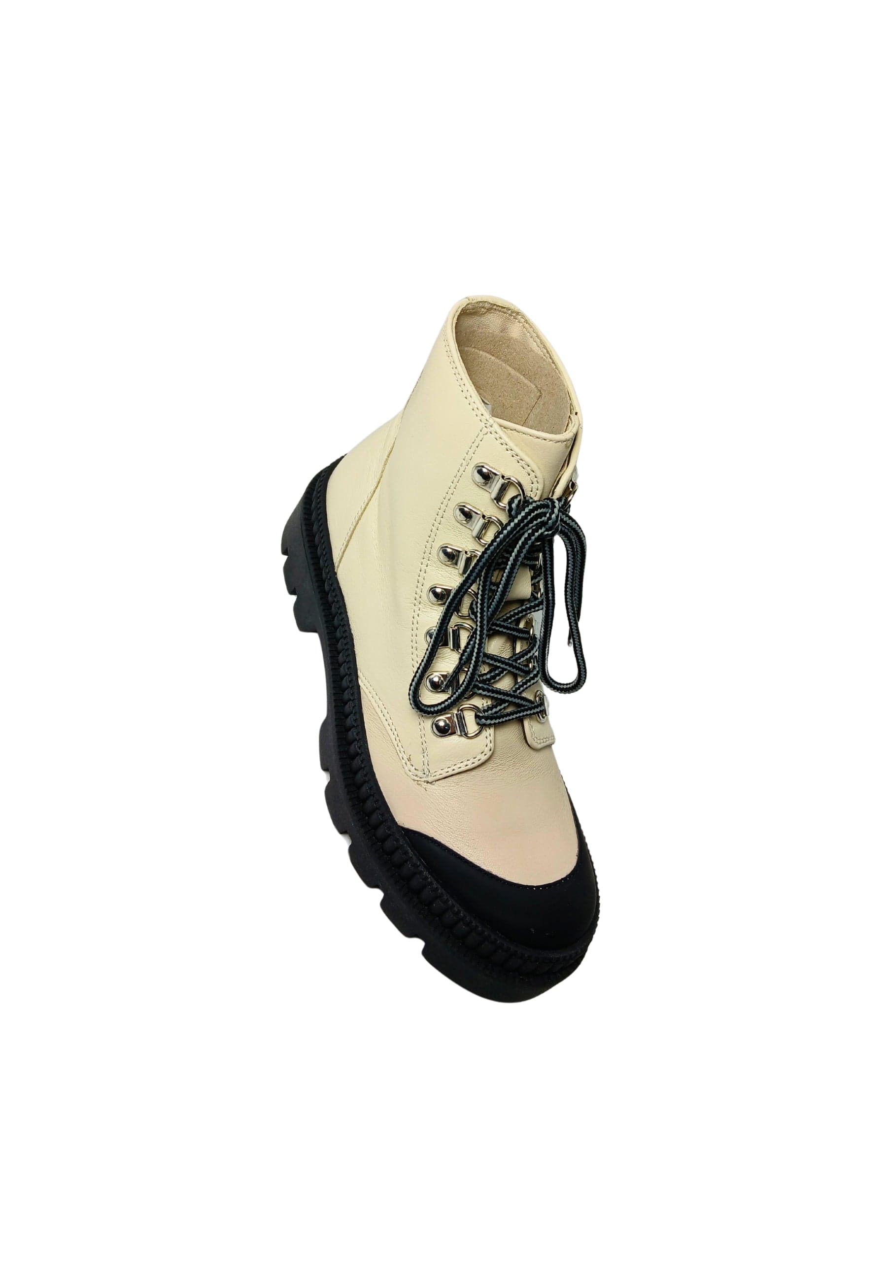 FABBRICA DEI COLLI Scarpe Donna Fabbrica Dei Colli Anfibi in pelle nero/conchiglia-Chiusura con lacci da donna in Stivali Drestige - Casamassima, commercioVirtuoso.it