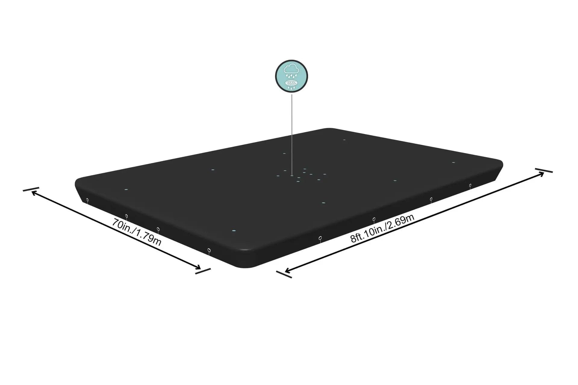 Top Copertura Piscina C/Tel.Cm.282X196- Bestway- 1,0 Pz in Coperture BricoGo - Marano di Napoli, commercioVirtuoso.it
