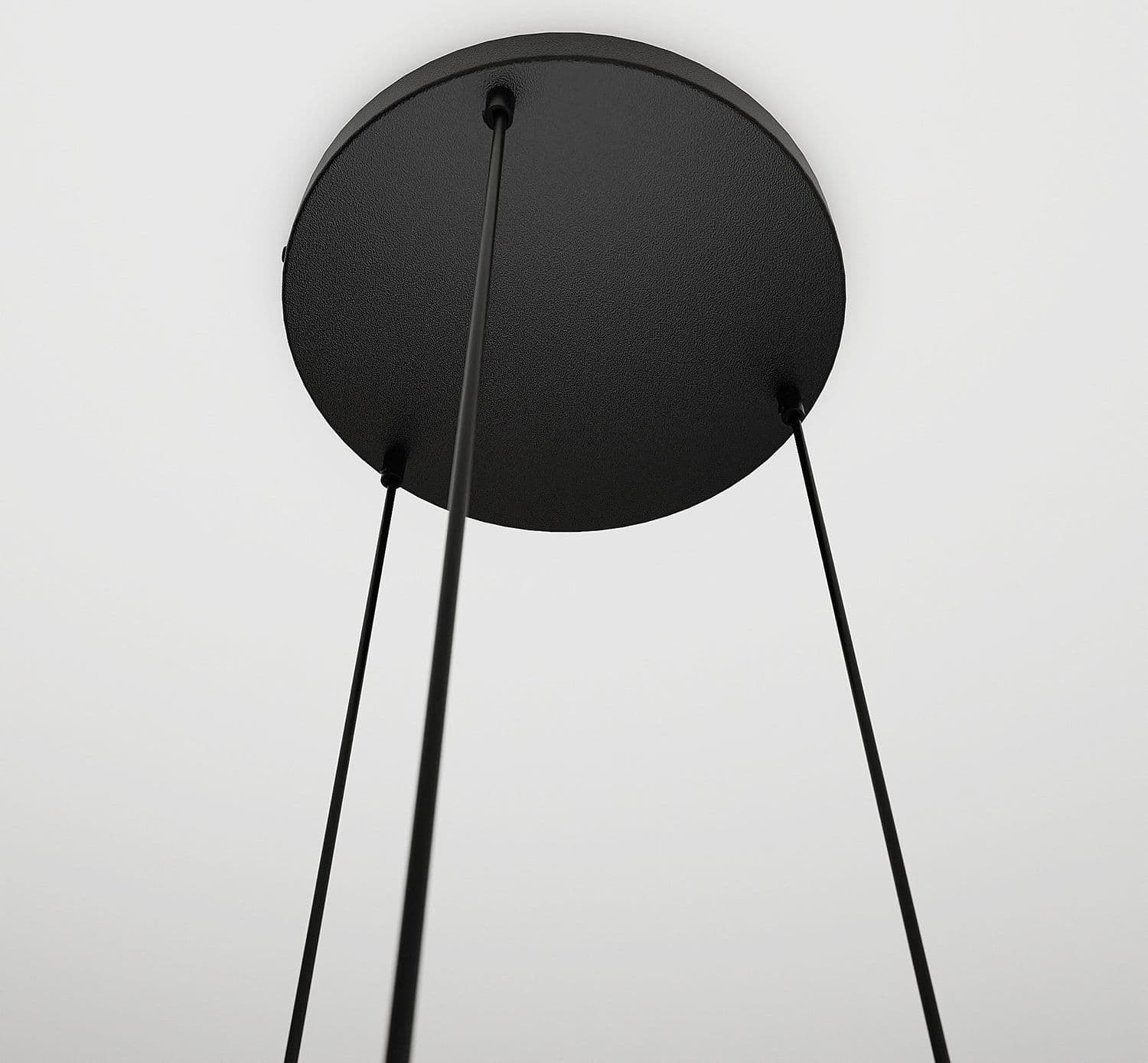 Lampadario 3 Luci Istar Base Tonda In Acciaio Nero E Vetri Fumè in Lampade a sospensione LuceArt - Montecorvino Pugliano, commercioVirtuoso.it