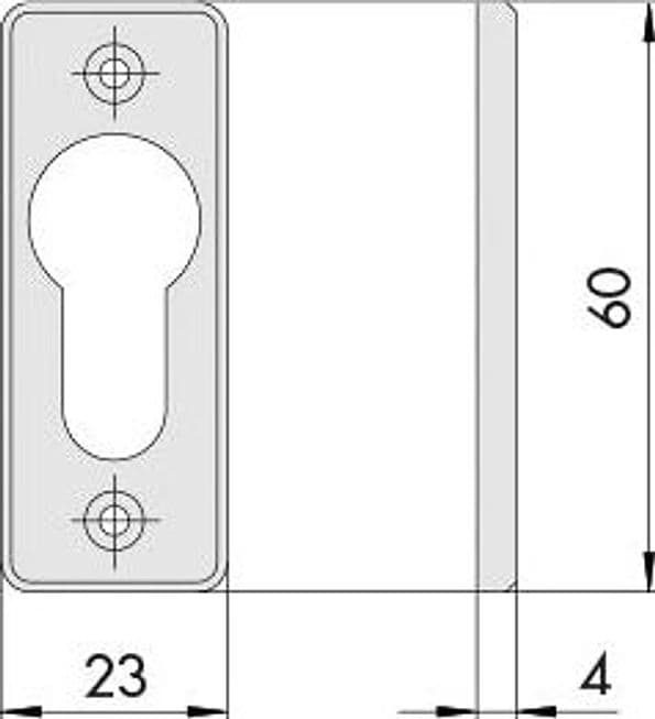 Cisa Borchia In Nylon Per Cilindro Europeo Mm. 60 in Cilindri delle serrature BricoGo - Marano di Napoli, commercioVirtuoso.it