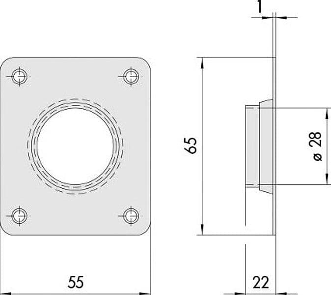 Cisa Borchia A Tazza In Ottone Per Cilindro Serratura Doppia Mappa Per Porte Spessore Mm.70 in Cilindri delle serrature BricoGo - Marano di Napoli, commercioVirtuoso.it