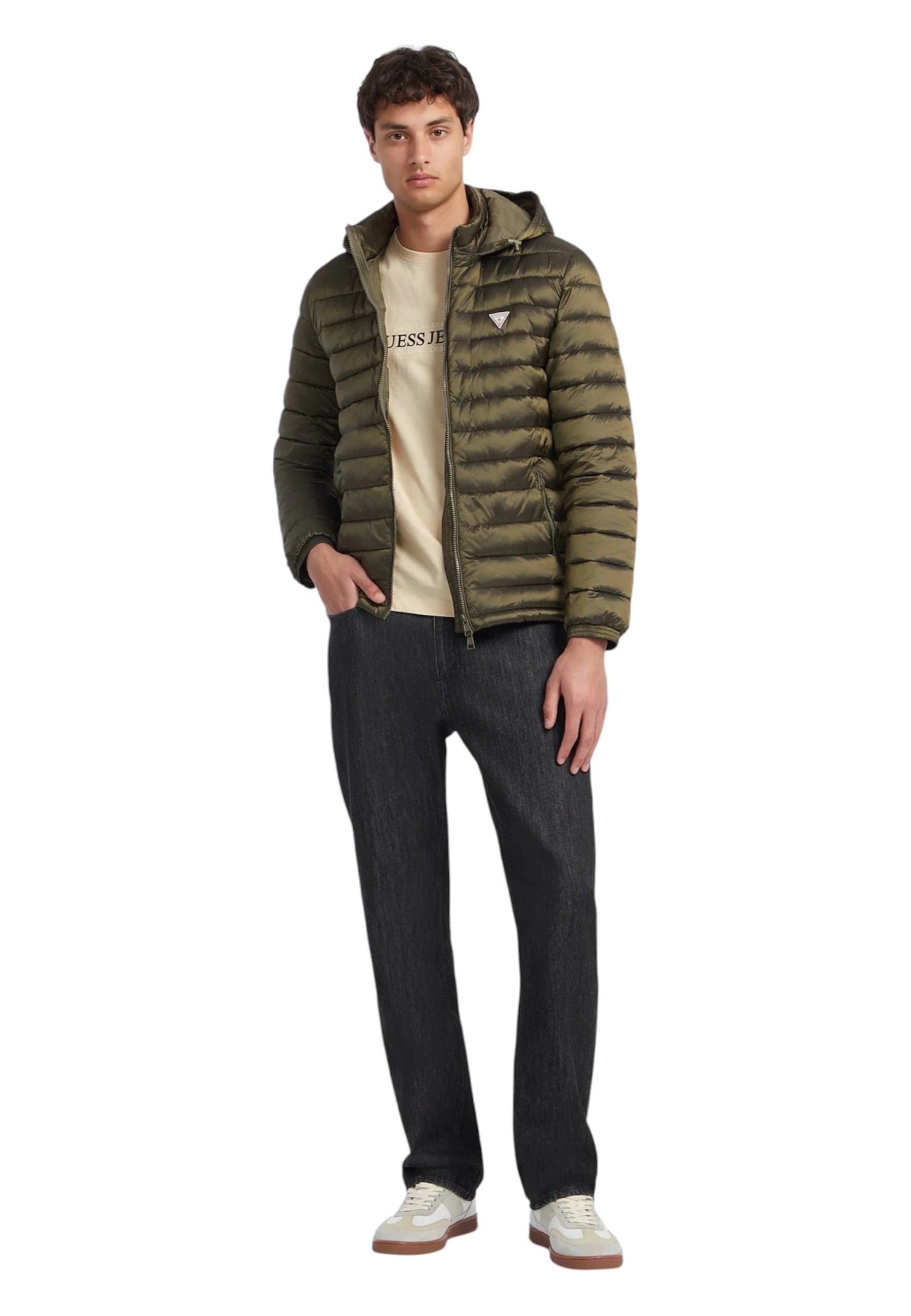 GUESS JEANS Piumino Uomo Guess Jeans Regular Fit da uomo in Giacche Drestige - Casamassima, commercioVirtuoso.it