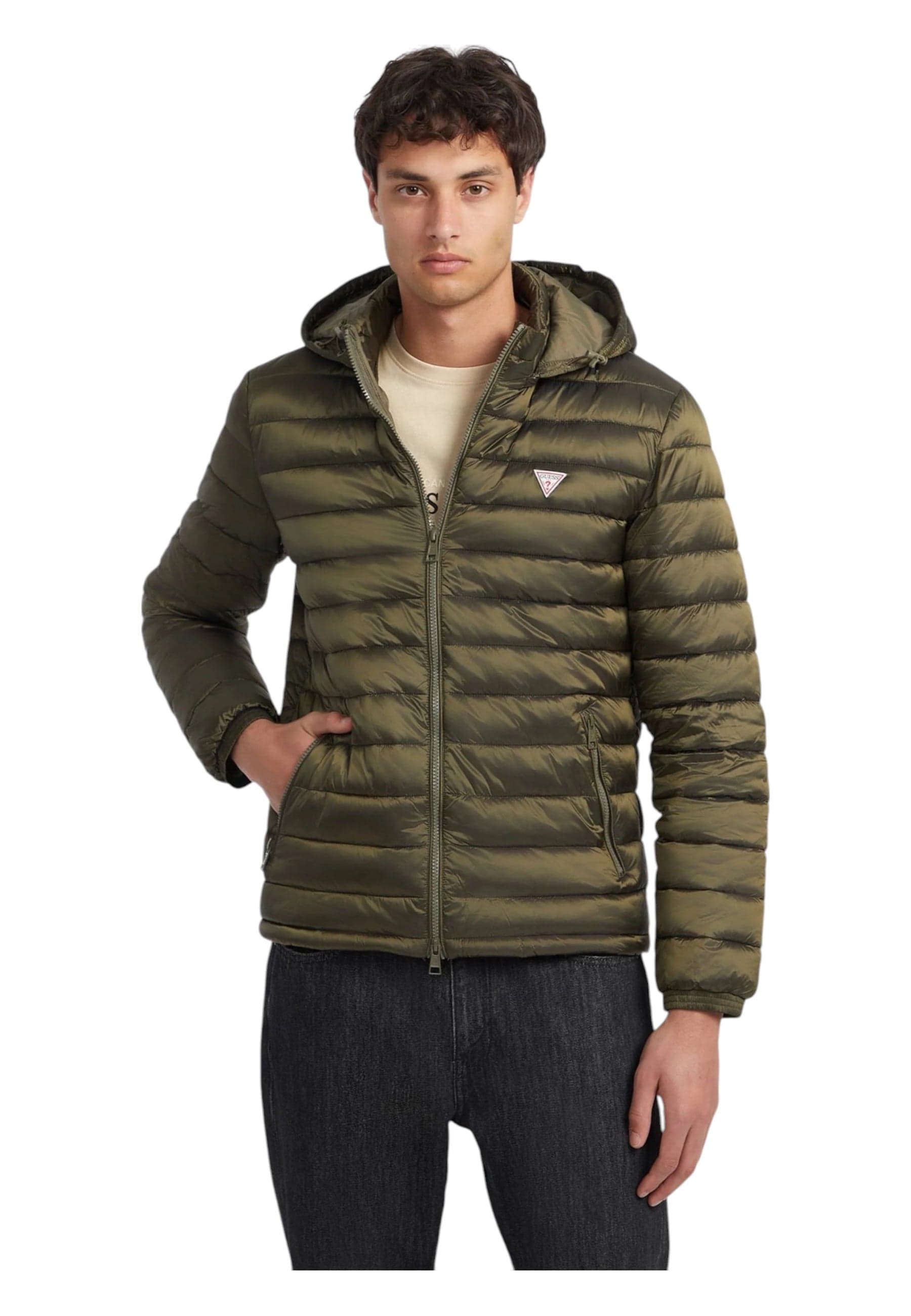 GUESS JEANS Piumino Uomo Guess Jeans Regular Fit da uomo in Giacche Drestige - Casamassima, commercioVirtuoso.it
