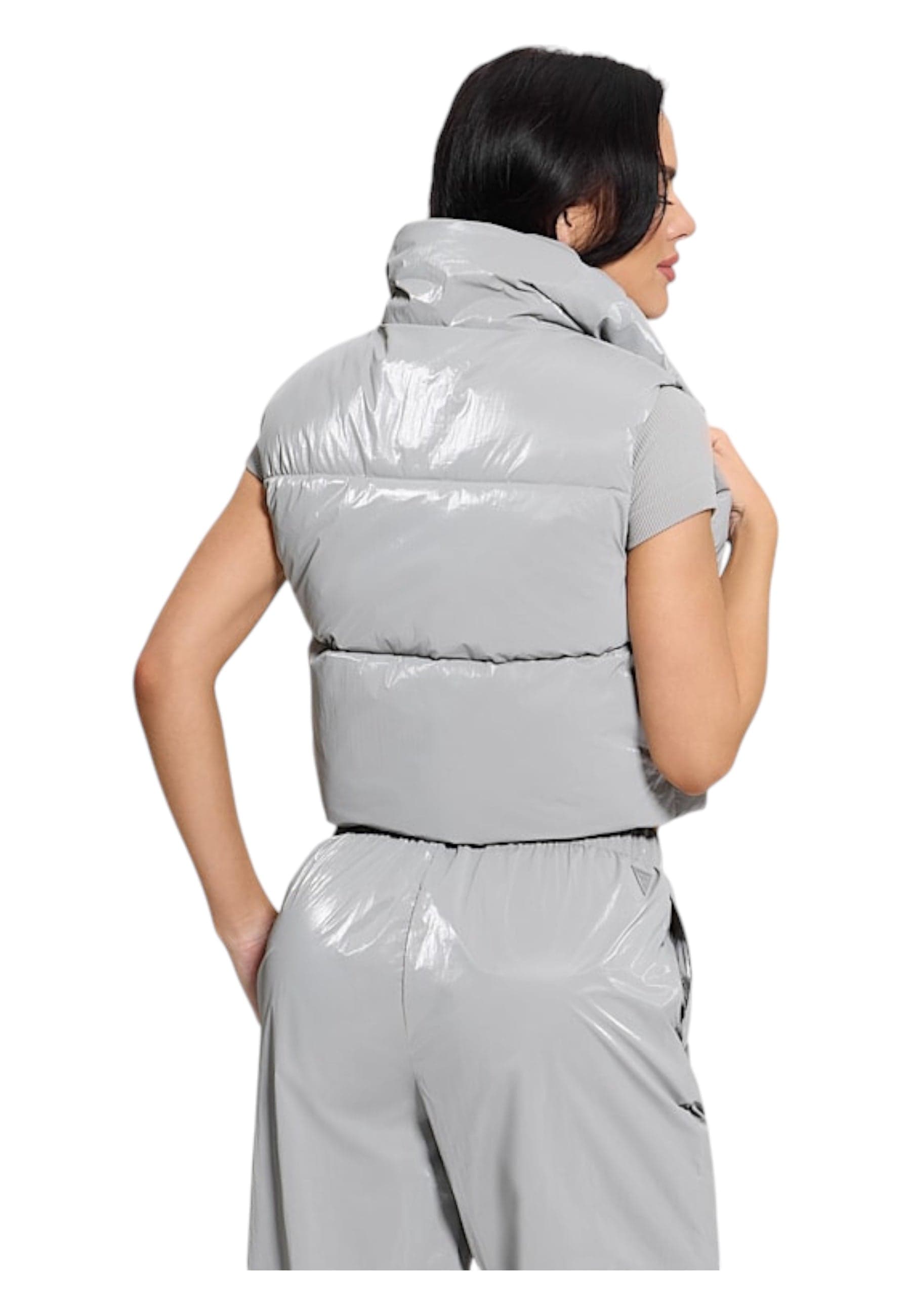 GUESS ACTIVEWEAR Smanicato crop Donna Guess Activewear da donna in Canotte e top Drestige - Casamassima, commercioVirtuoso.it