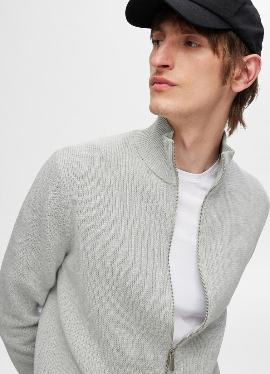 SELECTED Giacca Maglia con Zip Uomo Selected Slhdane da uomo in Maglioni Drestige - Casamassima, commercioVirtuoso.it