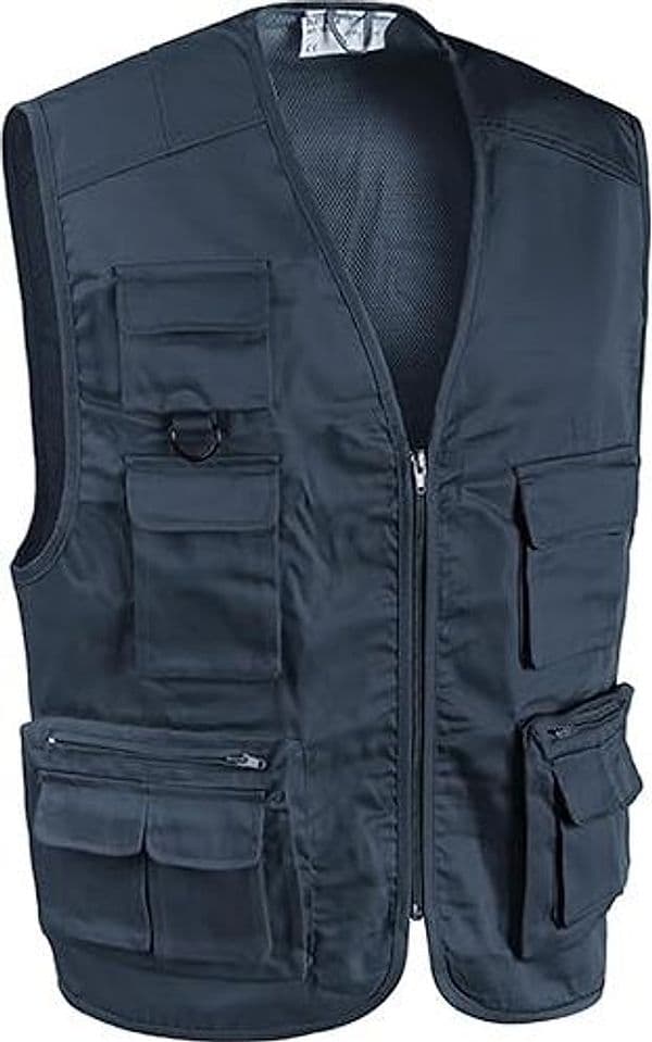 Gilet Da Lavoro Star Blu Navy Xl Multitasche Smanicato Cotone Poliestere Magazziniere in Gilet BricoGo - Marano di Napoli, commercioVirtuoso.it