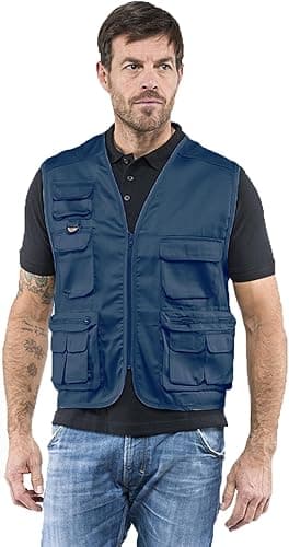 Gilet Da Lavoro Star Blu Navy Xl Multitasche Smanicato Cotone Poliestere Magazziniere in Gilet BricoGo - Marano di Napoli, commercioVirtuoso.it