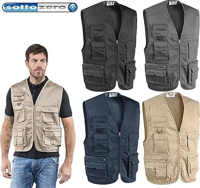 Gilet Da Lavoro Star Blu Navy Xl Multitasche Smanicato Cotone Poliestere Magazziniere in Gilet BricoGo - Marano di Napoli, commercioVirtuoso.it