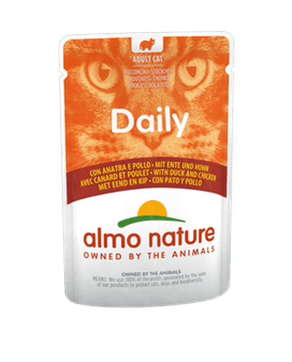 Almo Nature Bustina Daily gusto Anatra e Pollo per Gatti Adulti 70gr - 2