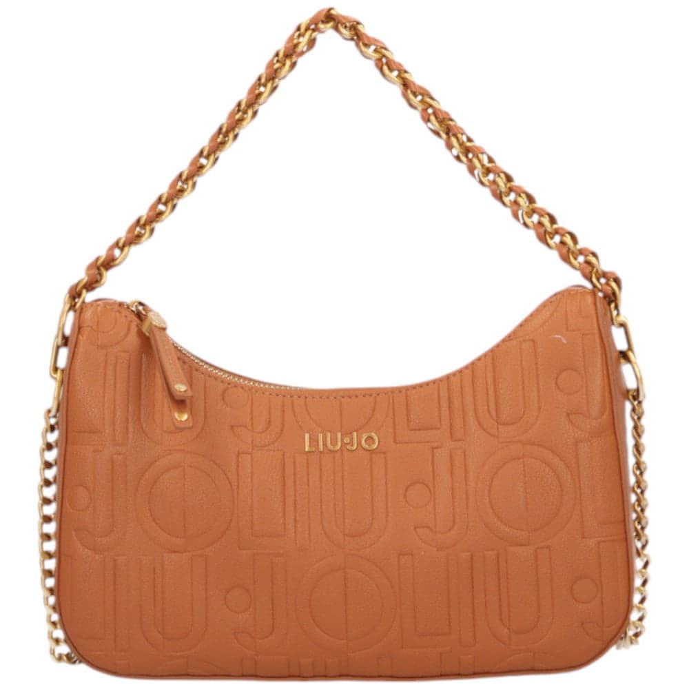 Liu Jo borsa a spalla hobo cuoio con logo linea Adonide AA5056E0538 Borse Liu Jo