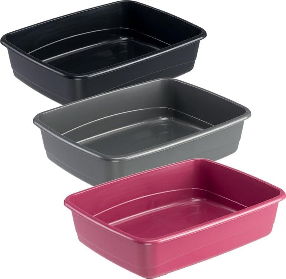 Ferplast Lettiera Gatto, Toilette Per Gatti Aperta, Con Bordi Alti, 54,5 X 39,5 X H 12,5 Cm, Nip 20 Lettiera Animali Domestici, Vari Colori in Contenitori per lettiere e cassette igieniche BricoGo - Marano di Napoli, commercioVirtuoso.it