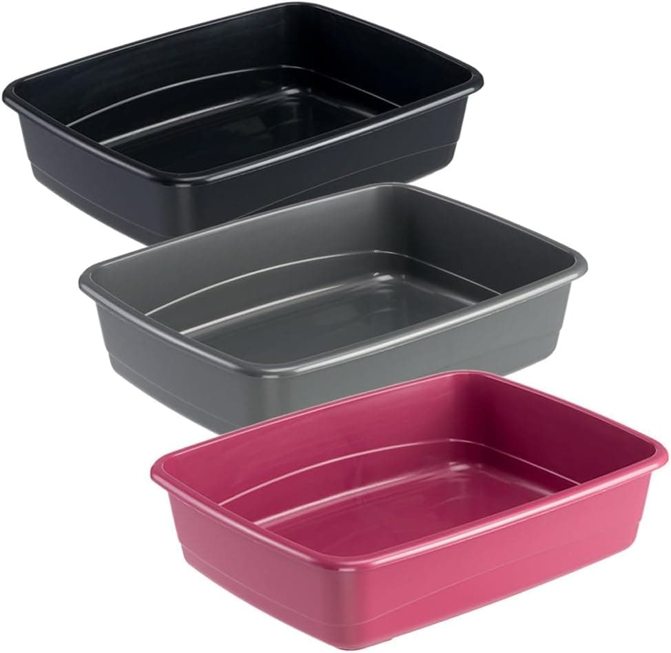 Ferplast Lettiera Gatto, Toilette Per Gatti Aperta, Con Bordi Alti, 54,5 X 39,5 X H 12,5 Cm, Nip 20 Lettiera Animali Domestici, Vari Colori in Contenitori per lettiere e cassette igieniche BricoGo - Marano di Napoli, commercioVirtuoso.it