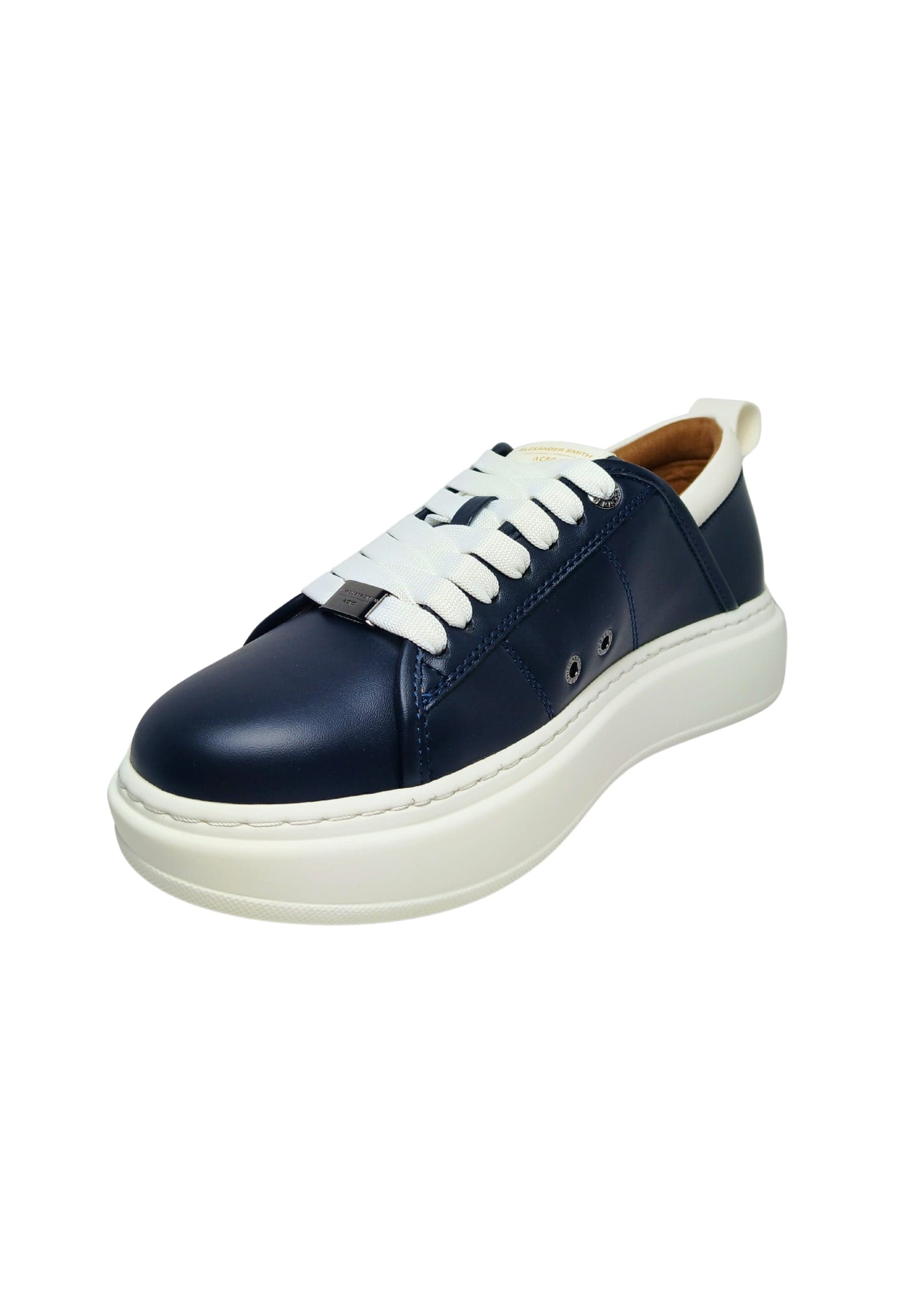 ALEXANDER SMITH Scarpe Uomo Alexander Smith Sneakers Eco-Wembley Man, color Blue White da uomo in Sneaker casual Drestige - Casamassima, commercioVirtuoso.it