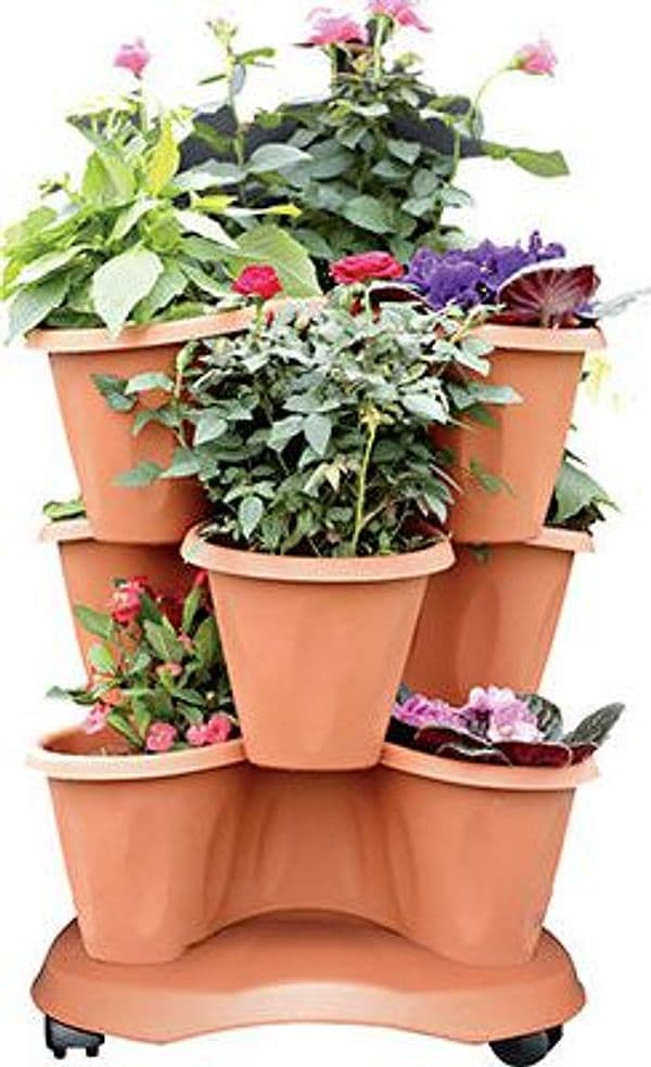 Vaso Trifoglio Set 3Pz Terracotta- 1,0 Confezione in Vasi tradizionali BricoGo - Marano di Napoli, commercioVirtuoso.it