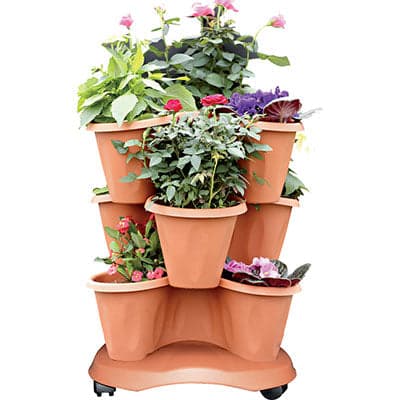 Vaso Trifoglio Set 3Pz Terracotta- 1,0 Confezione in Vasi tradizionali BricoGo - Marano di Napoli, commercioVirtuoso.it