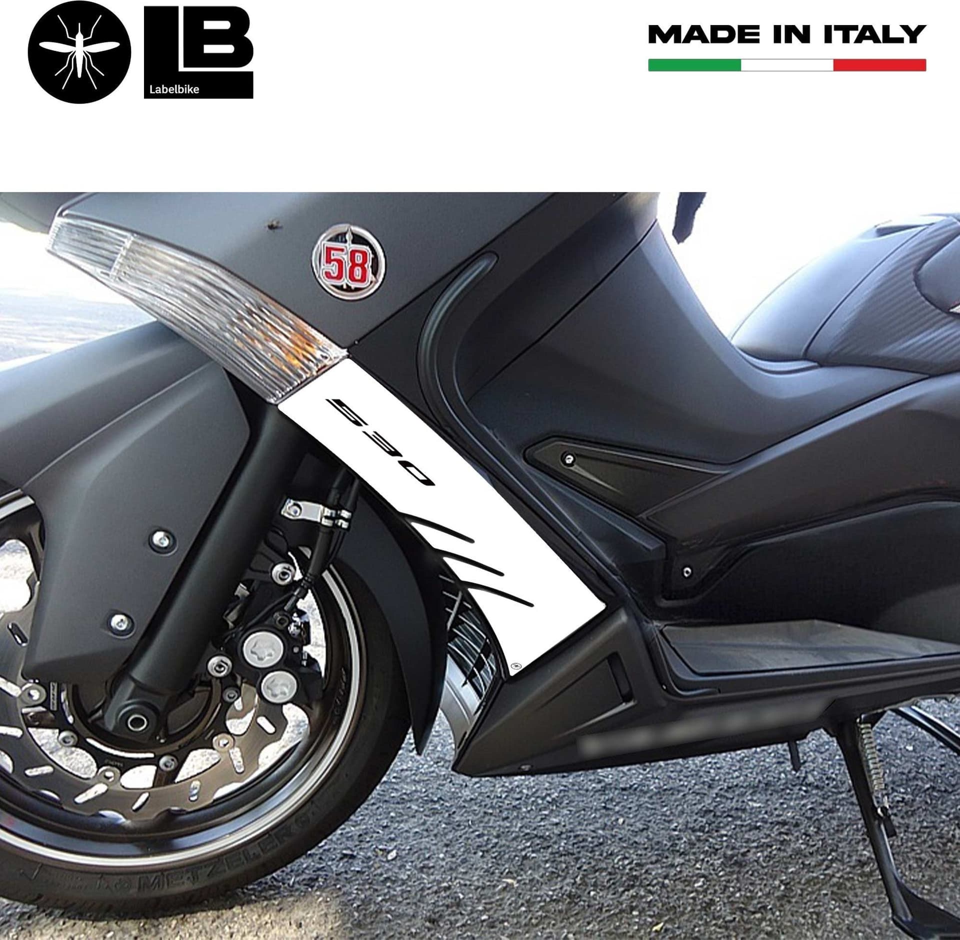 2 ADESIVI in resina 3D T MAX 530 compatibili per carena Scooter YAMAHA TMAX 2012-16 in Decalcomanie adesivi e magneti LabelBike - Bibbiano, commercioVirtuoso.it