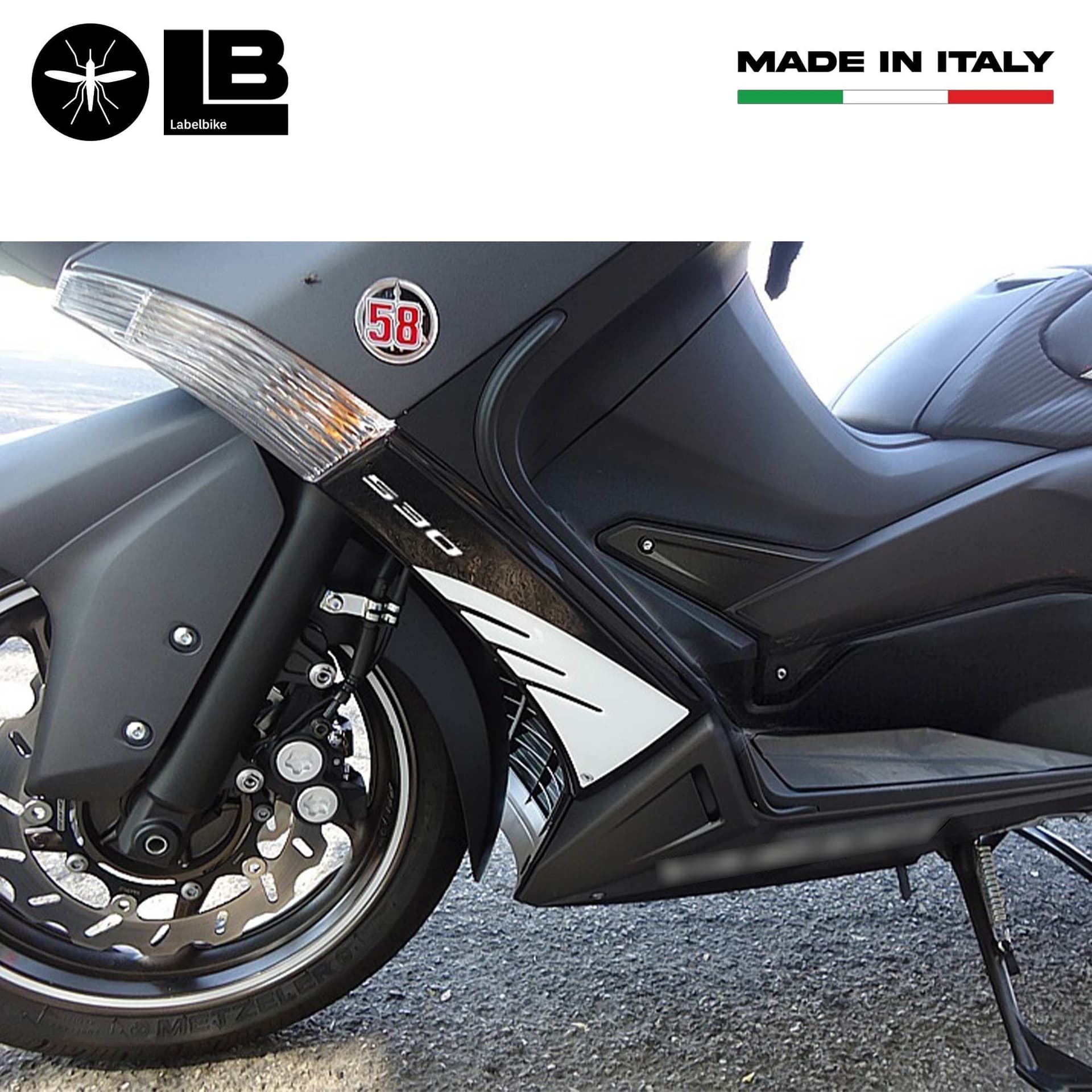 2 ADESIVI in resina 3D T MAX 530 compatibili per carena Scooter YAMAHA TMAX 2012-16 in Decalcomanie adesivi e magneti LabelBike - Bibbiano, commercioVirtuoso.it