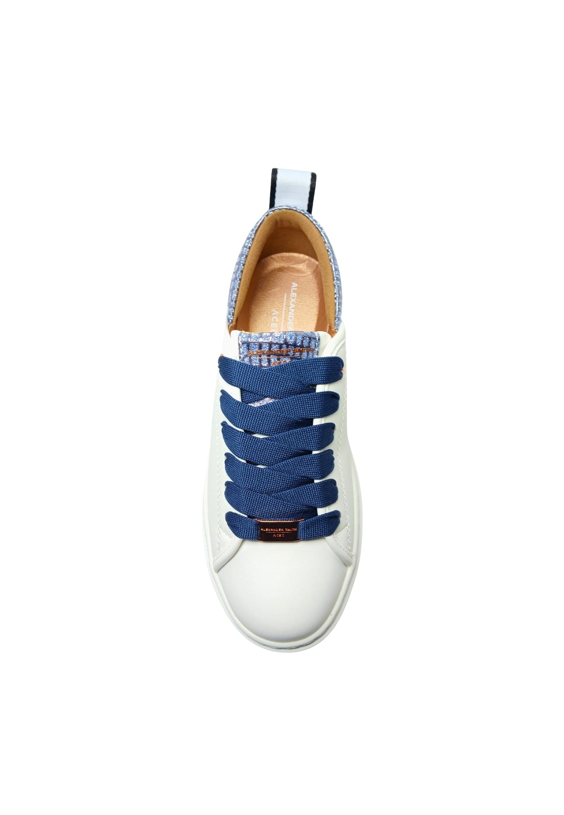 ALEXANDER SMITH Scarpe Donna Alexander Smith Sneakers Eco-Wembley Woman, White Dark Avio da donna in Sneaker casual Drestige - Casamassima, commercioVirtuoso.it