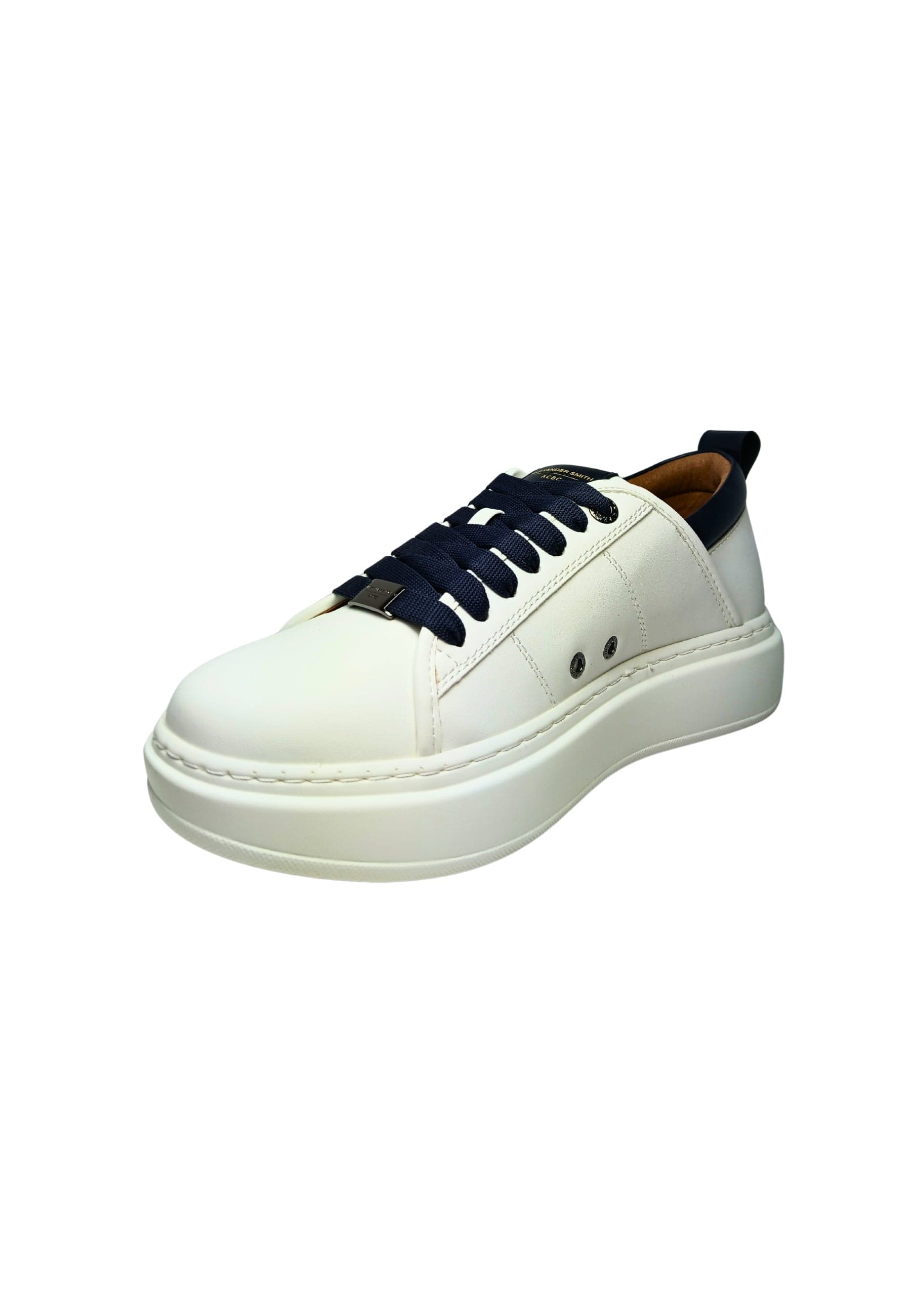ALEXANDER SMITH Scarpe Uomo Alexander Smith Sneakers Eco-Wembley Man, White Blue da uomo in Sneaker casual Drestige - Casamassima, commercioVirtuoso.it