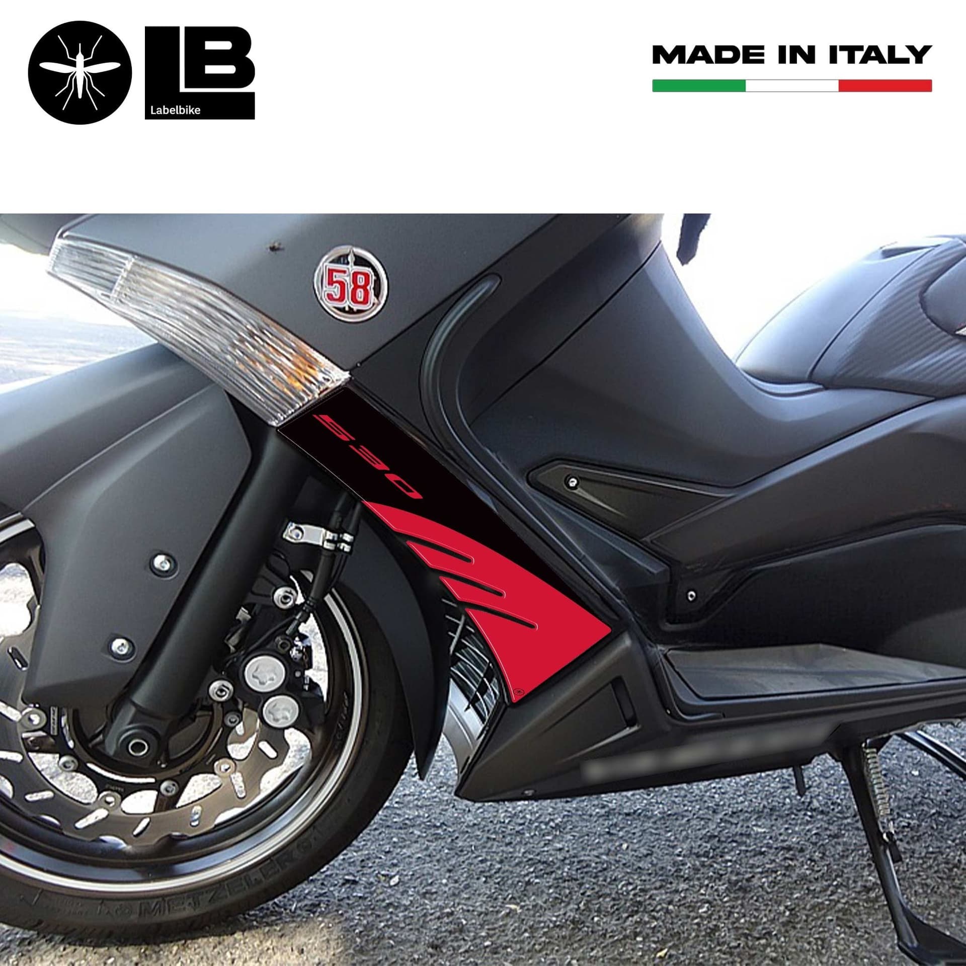 2 ADESIVI in resina 3D T MAX 530 compatibili per carena Scooter YAMAHA TMAX 2012-16 in Decalcomanie adesivi e magneti LabelBike - Bibbiano, commercioVirtuoso.it