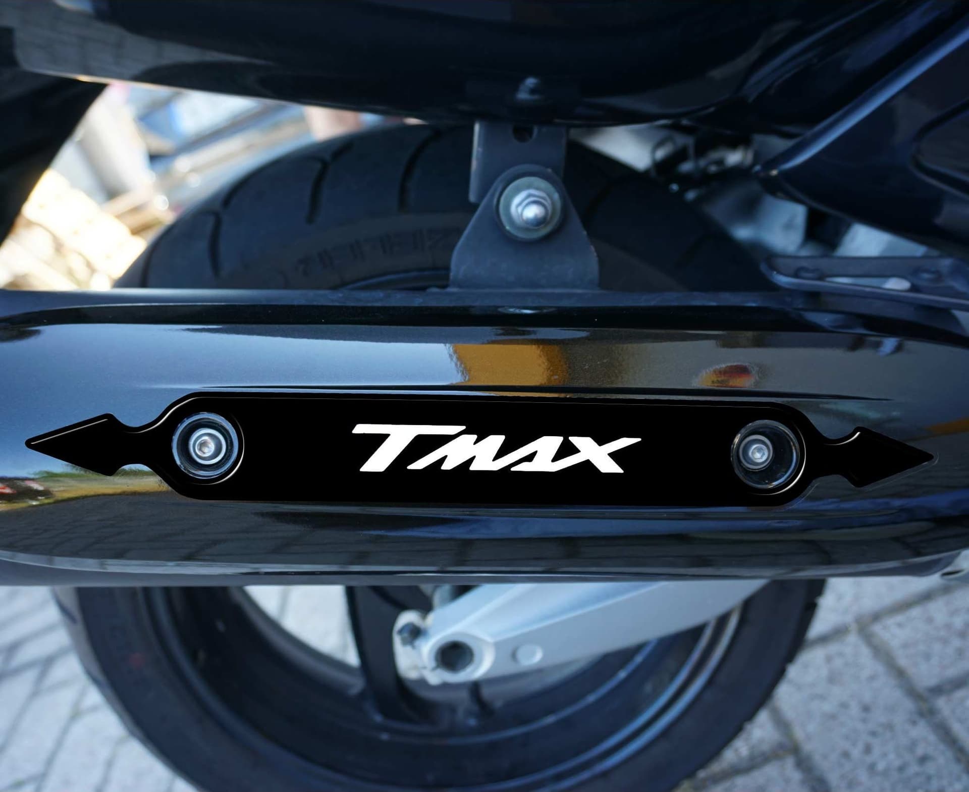 ADESIVO 3D PROTEZIONE MARMITTA TMAX 500-530 SCARICO per YAMAHA T MAX 2008-2016 in Decalcomanie adesivi e magneti LabelBike - Bibbiano, commercioVirtuoso.it