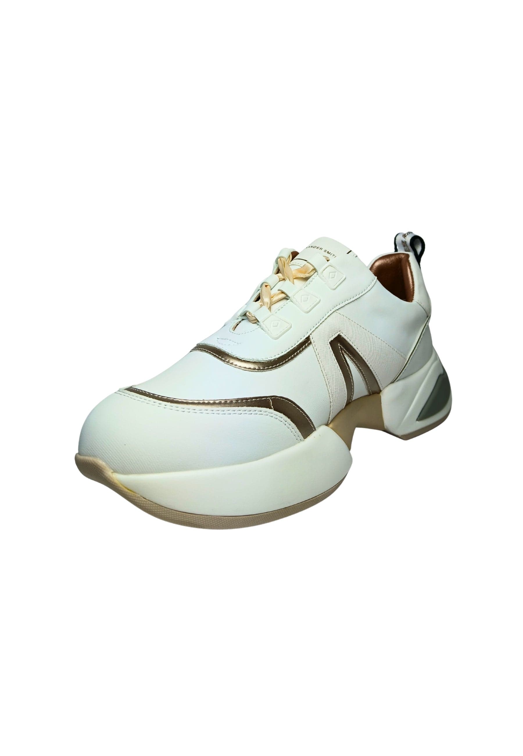 ALEXANDER SMITH Scarpe Donna Alexander Smith Sneakers Marble Woman White Gold da donna in Sneaker casual Drestige - Casamassima, commercioVirtuoso.it