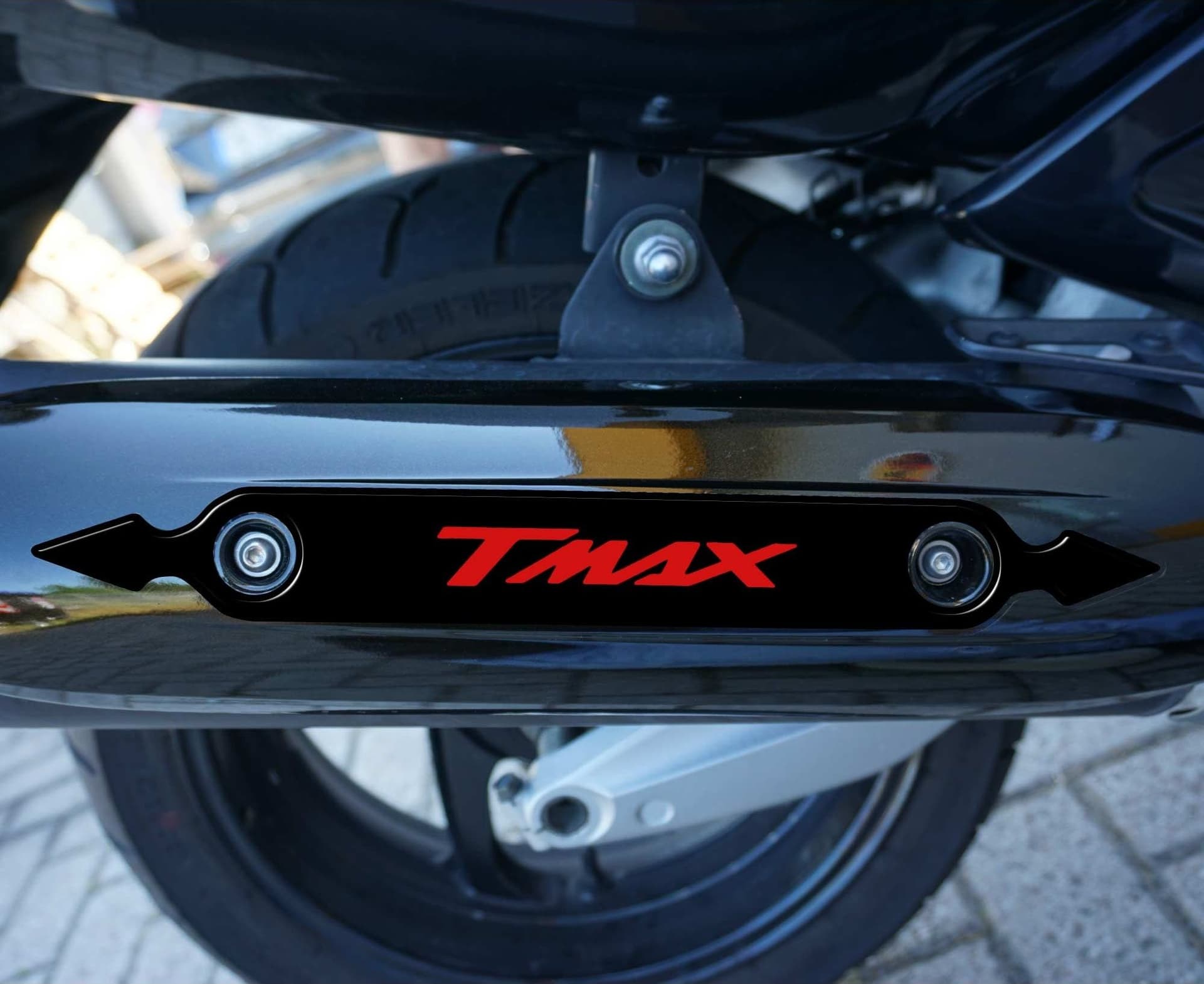 ADESIVO 3D PROTEZIONE MARMITTA TMAX 500-530 SCARICO per YAMAHA T MAX 2008-2016 in Decalcomanie adesivi e magneti LabelBike - Bibbiano, commercioVirtuoso.it
