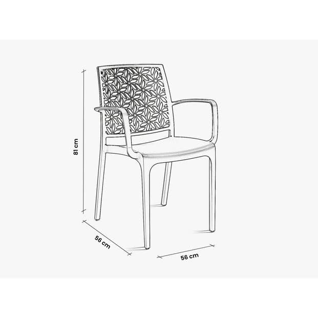 Sedia In Polipropilene 'Ninfa Armchair' Bianco - Bica in Sedie BricoGo - Marano di Napoli, commercioVirtuoso.it