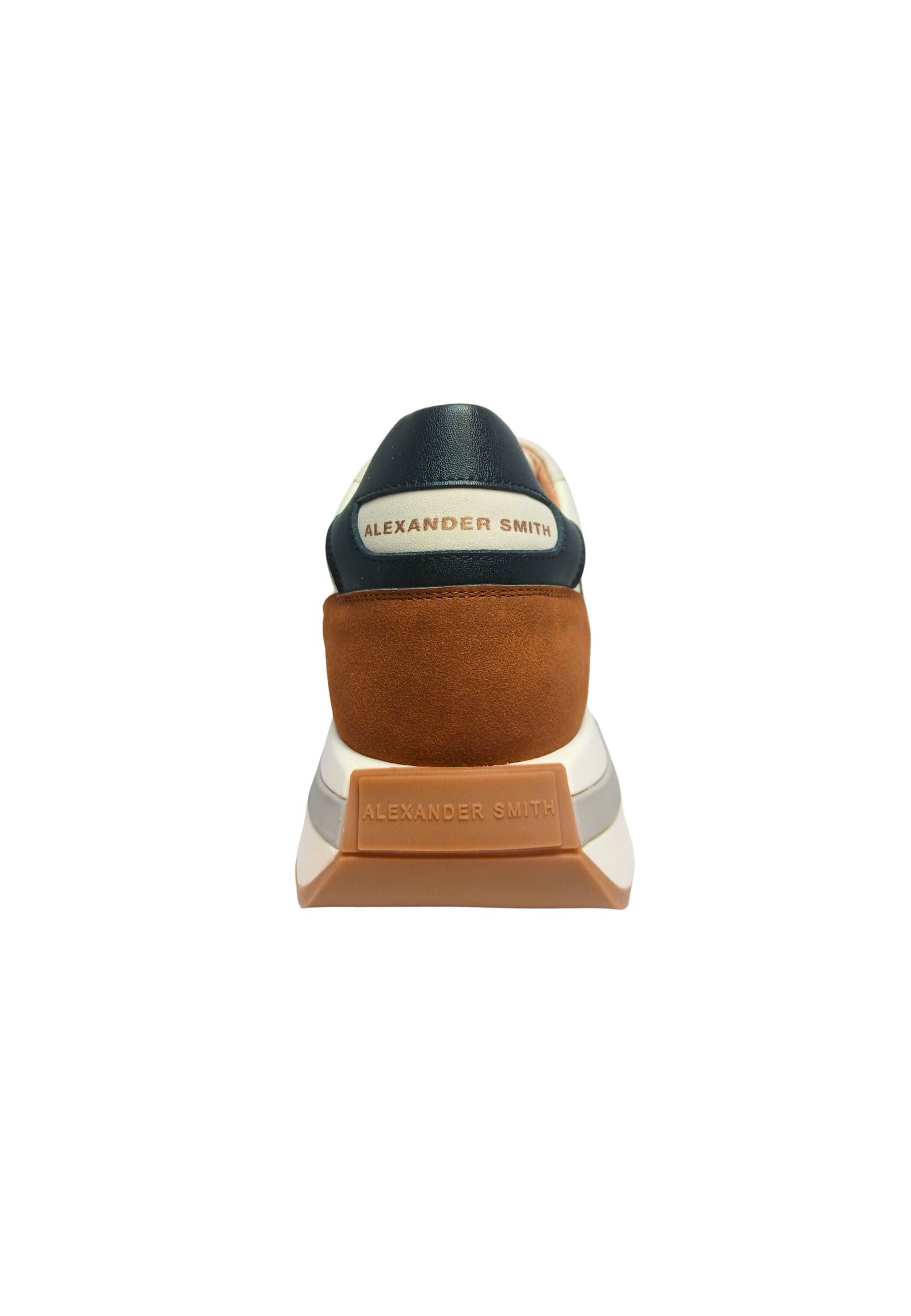 ALEXANDER SMITH Scarpe Uomo Alexander Smith Sneakers Hyde Man, White Grey Cognac da uomo in Sneaker casual Drestige - Casamassima, commercioVirtuoso.it