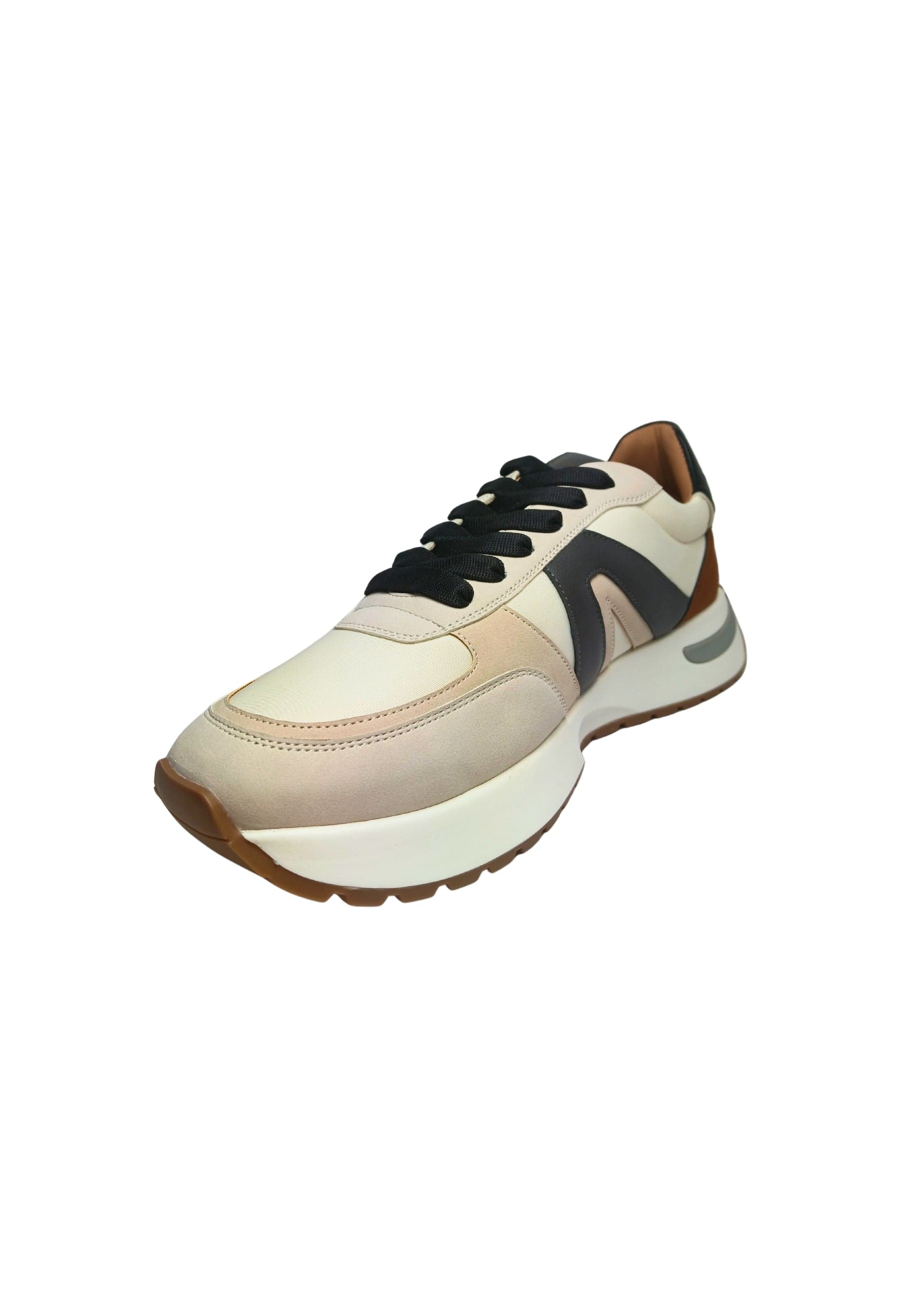 ALEXANDER SMITH Scarpe Uomo Alexander Smith Sneakers Hyde Man, White Grey Cognac da uomo in Sneaker casual Drestige - Casamassima, commercioVirtuoso.it