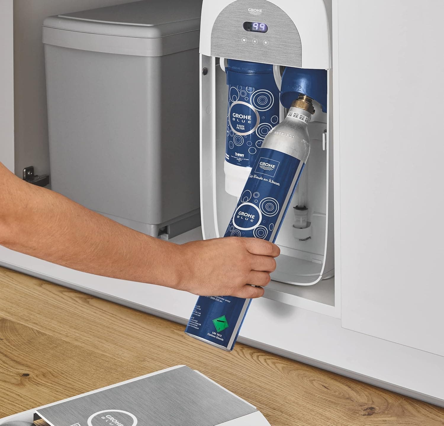 Bombola Co2 Grohe Blue Da 425Gr- 425 Gr- Grohe- Pezzi 1 in Ricambi filtri acqua sottotop BricoGo - Marano di Napoli, commercioVirtuoso.it