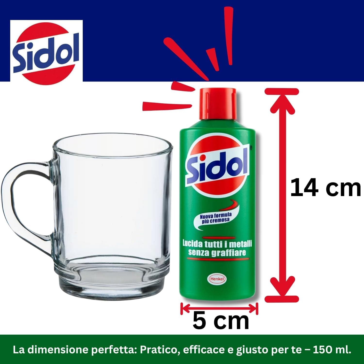Henkel Lucidante Sidol Ml. 150 6.00 Pz in Smacchiatori e additivi BricoGo - Marano di Napoli, commercioVirtuoso.it