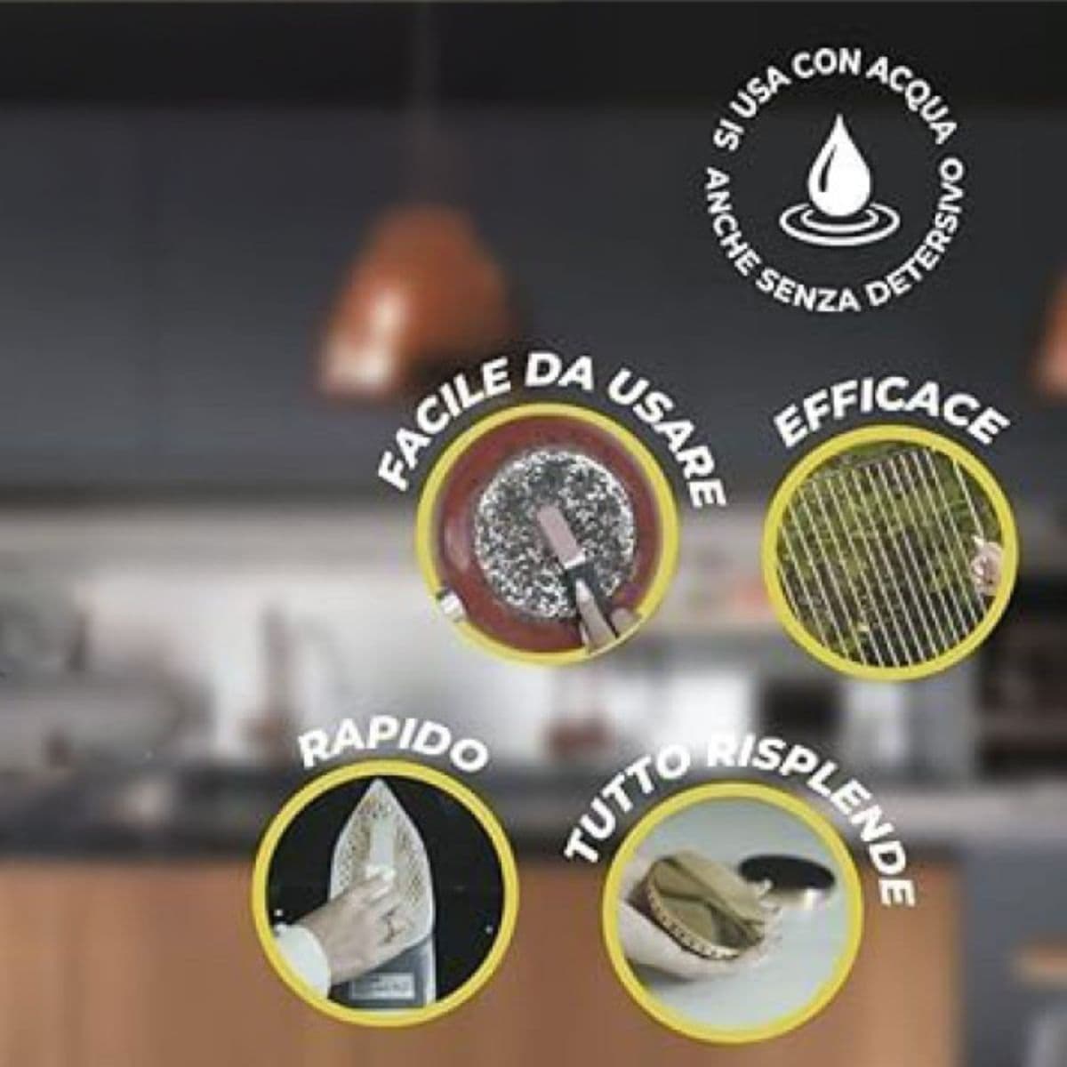 Spugna Bogox Black Elimina Incrostazioni Su Prodotti Domestici In Acciao/Ottone/Ferro - Black - Ottone/Acciaio/Ferro - Box in Detergenti per il bagno BricoGo - Marano di Napoli, commercioVirtuoso.it