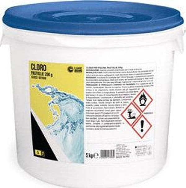 Cloro Piscina Pastiglie 200 g Cf 5 kg