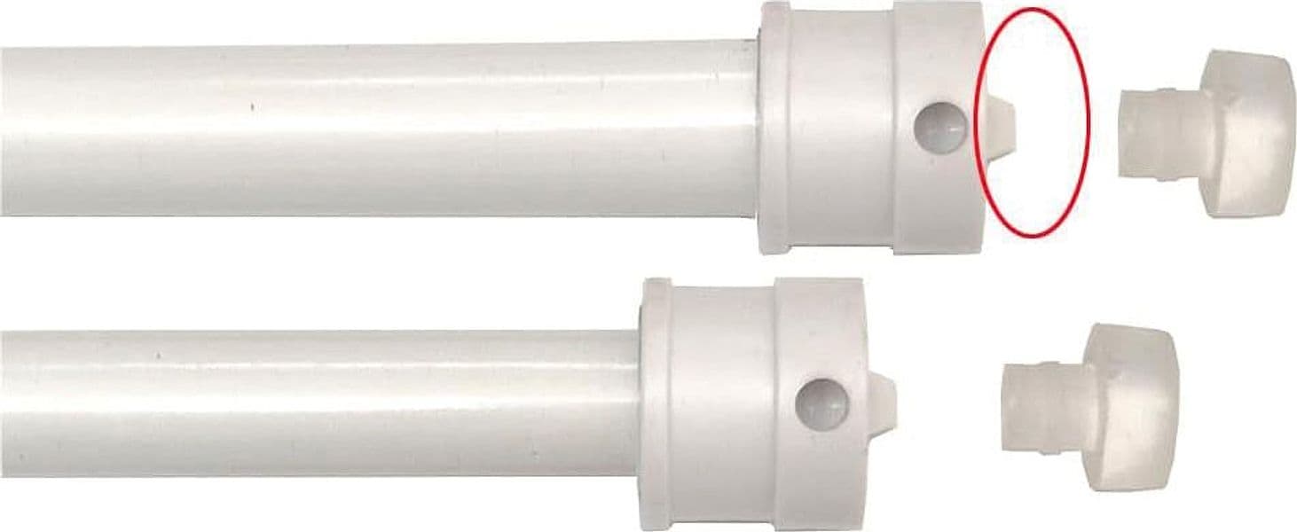 Stanghetta Estensibile Universale Only One Colore Bianco Cm 27÷36 Pz. 2