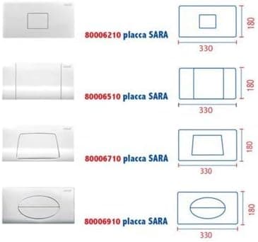 Kit Placca Sara Sp. 12 Mm Per Cassette Pucci Dal 1992 Al 2010- Bianco- Pucci- Pezzi 1 in Placche per interruttori BricoGo - Marano di Napoli, commercioVirtuoso.it