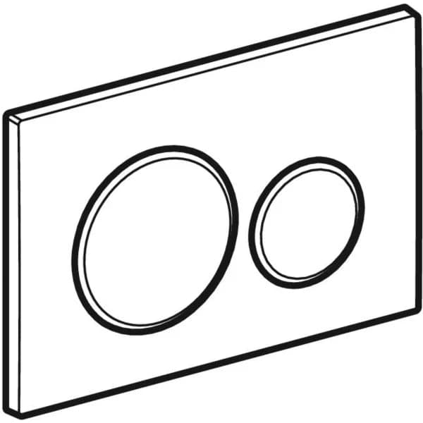 Placca Di Comando Sigma20 Doppio Tasto Acciao Inox Geberit in Placche per interruttori BricoGo - Marano di Napoli, commercioVirtuoso.it