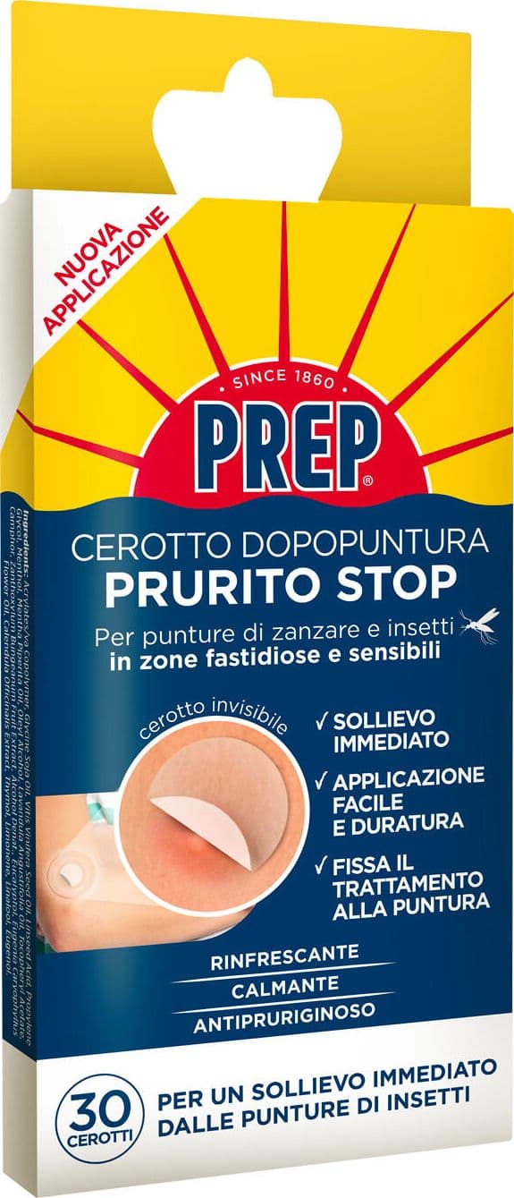 Cerotto Dopopuntura 'Prurito Stop' Cf Da 30 Pezzi - Prep in Cerotti BricoGo - Marano di Napoli, commercioVirtuoso.it
