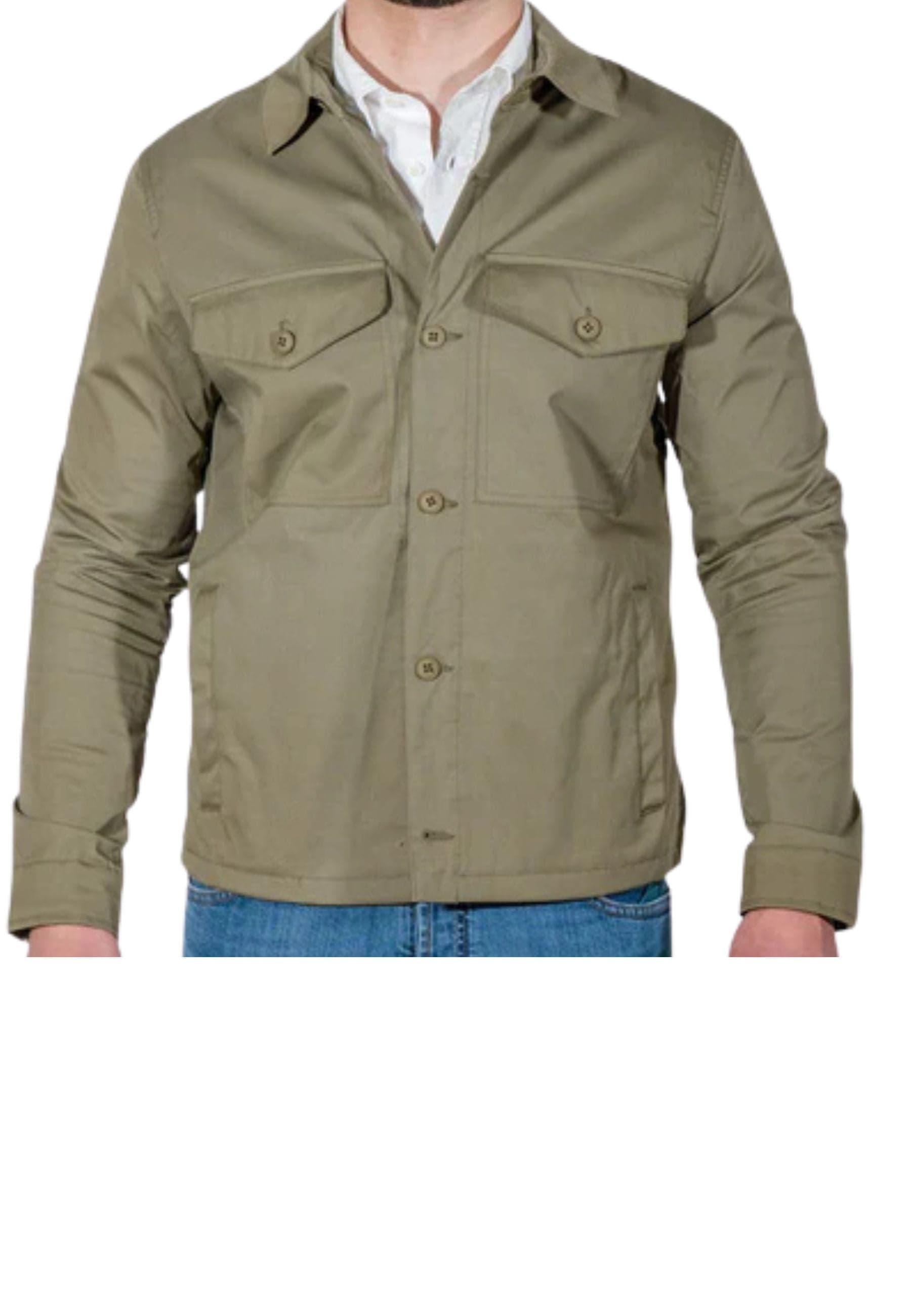 HESKIMO Giacche Uomo Overshirt Uomo Heskimo Verde Militare da uomo in Giacche sportive e tecniche Drestige - Casamassima, commercioVirtuoso.it