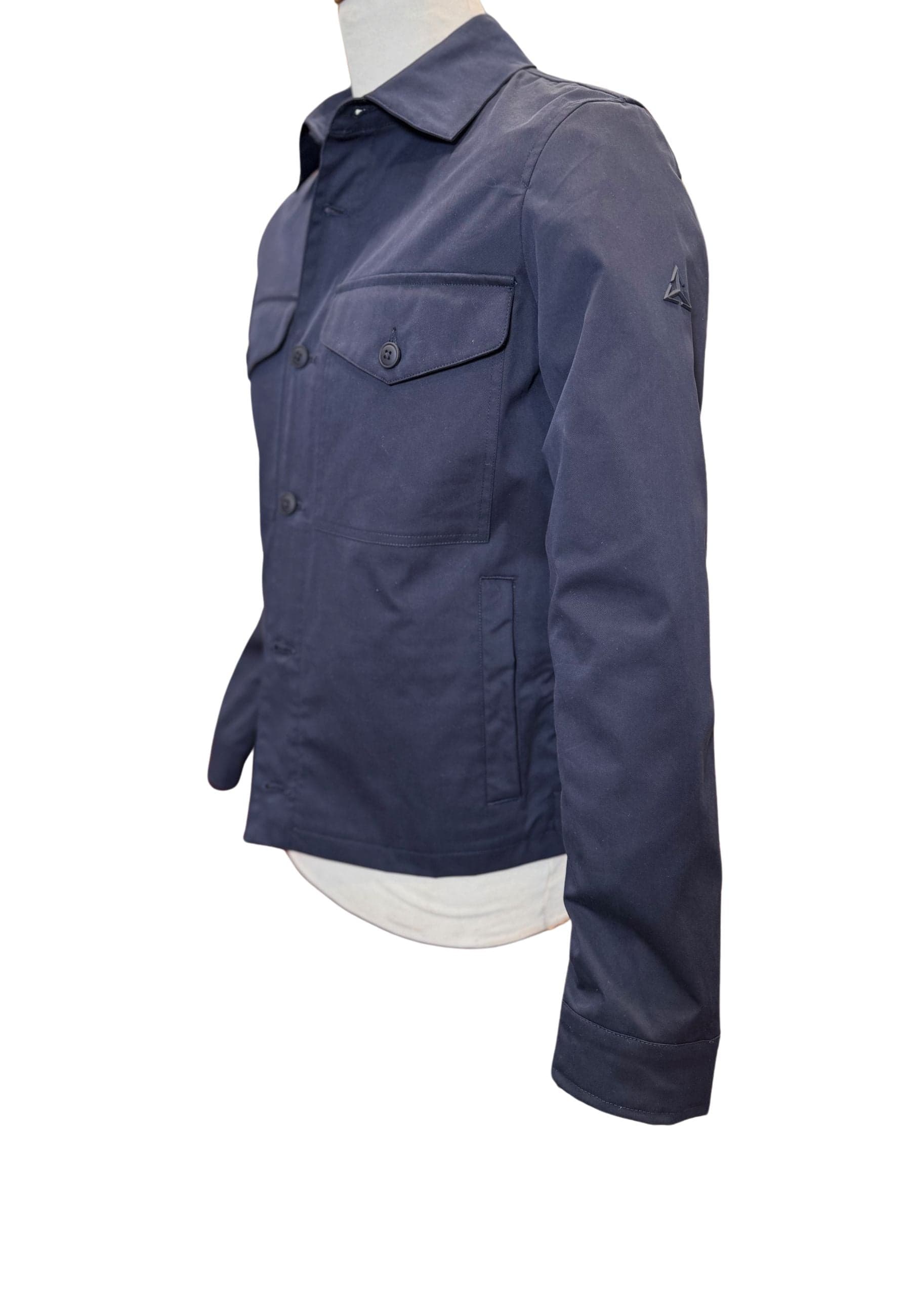 HESKIMO Giacche Uomo Overshirt Uomo Heskimo Blu da uomo in Giacche Drestige - Casamassima, commercioVirtuoso.it