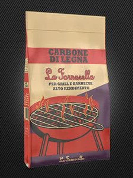 Carbone di Legna la Fornacella 3 kg 6 Pezzi