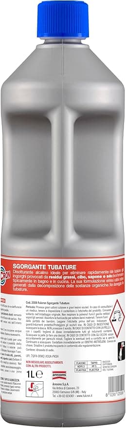 Disgorgante Per Tubature Fulcron Lt.1 Fulcron in Disgorganti per tubature BricoGo - Marano di Napoli, commercioVirtuoso.it