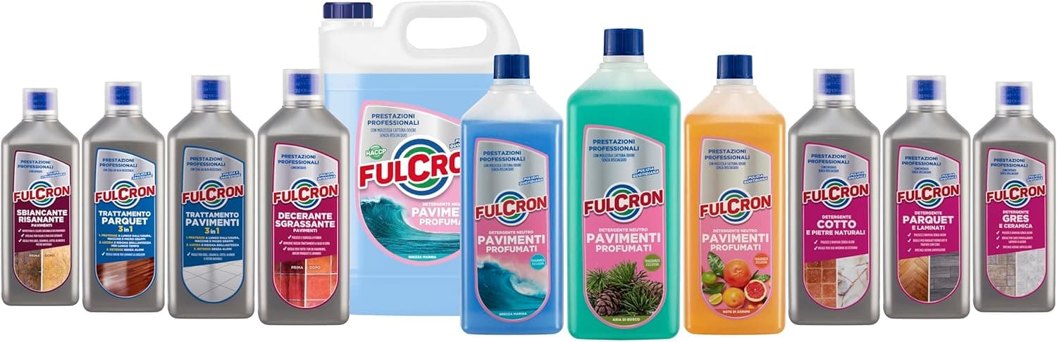 Detergente Laminati E Parquet 'Fulcron' Lt. 1- 6 Pezzi - Arexons in Detergenti multiuso BricoGo - Marano di Napoli, commercioVirtuoso.it