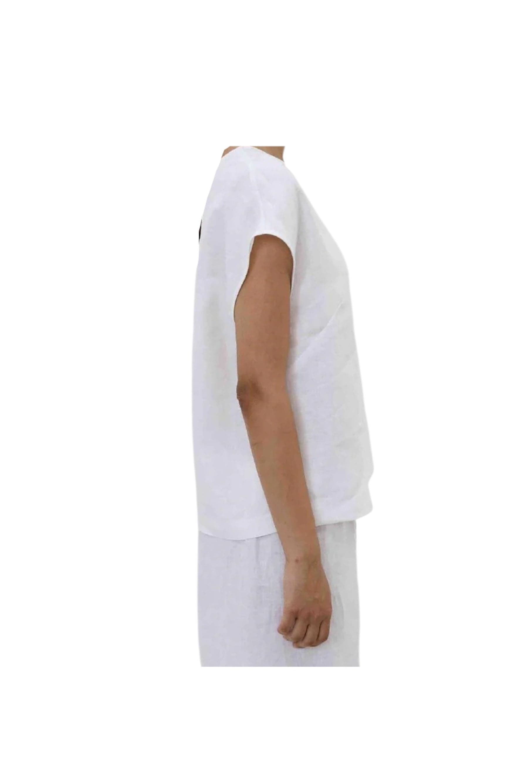 MEIMEIJ Blusa smanicata over Donna con scollo dietro da donna in Canotte e top Drestige - Casamassima, commercioVirtuoso.it